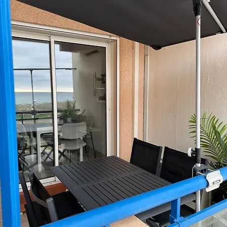 Joli T2 Lumineux-vue Mer-clim-wifi-parking Апартаменты Ле Баркарес